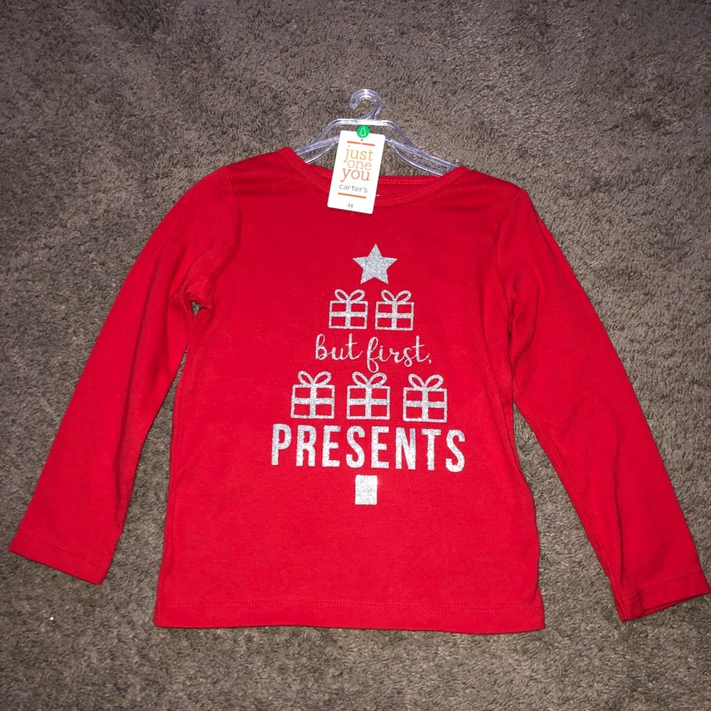 Just One You by Carter’s 4T Holiday Shirt, New